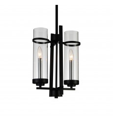  Sierra 2 Light Up Mini Pendant With Black Finish (9827P11-2-101) - CWI