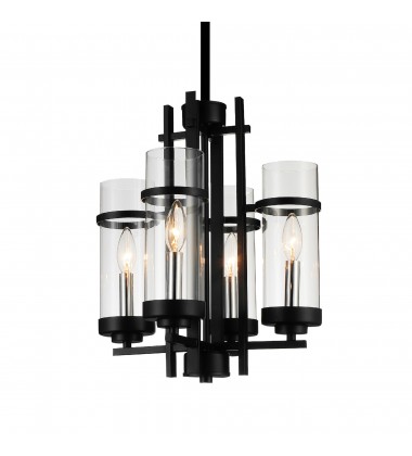  Sierra 4 Light Up Mini Pendant With Black Finish (9827P14-4-101) - CWI