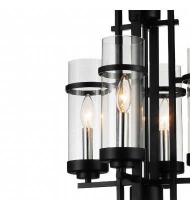  Sierra 4 Light Up Mini Pendant With Black Finish (9827P14-4-101) - CWI