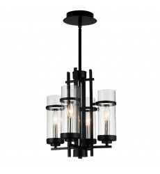  Sierra 4 Light Up Mini Pendant With Black Finish (9827P14-4-101) - CWI