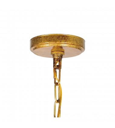  Electra 6 Light Up Chandelier With Oxidized Bronze Finish (9836P28-6-125) - CWI