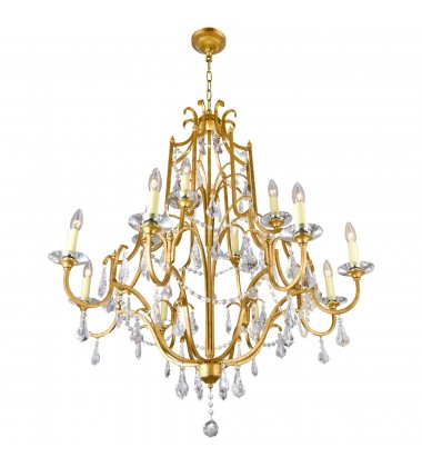 Electra 12 Light Up Chandelier With Oxidized Bronze Finish (9836P37-12-125) - CWI Electra 12 Light Up Chandelier With Oxidized Bronze Finish (9836P37-12-125) - CWI