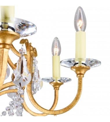 Electra 12 Light Up Chandelier With Oxidized Bronze Finish (9836P37-12-125) - CWI Electra 12 Light Up Chandelier With Oxidized Bronze Finish (9836P37-12-125) - CWI