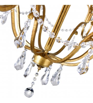 Electra 12 Light Up Chandelier With Oxidized Bronze Finish (9836P37-12-125) - CWI Electra 12 Light Up Chandelier With Oxidized Bronze Finish (9836P37-12-125) - CWI