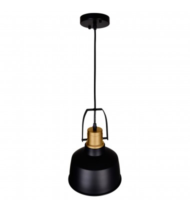 Elisa 1 Light Down Pendant With Black Finish (9845P9-101) - CWI Elisa 1 Light Down Pendant With Black Finish (9845P9-101) - CWI