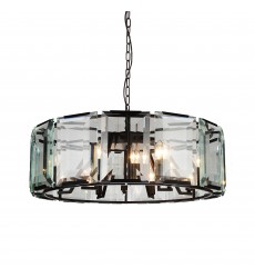  Jacquet 18 Light Chandelier With Black Finish (9860P43-18-101) - CWI