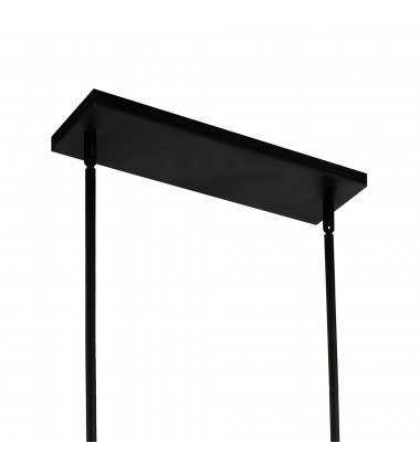  Tapedia 4 Light Up Chandelier With Black Finish (9889P28-4-RC-101) - CWI