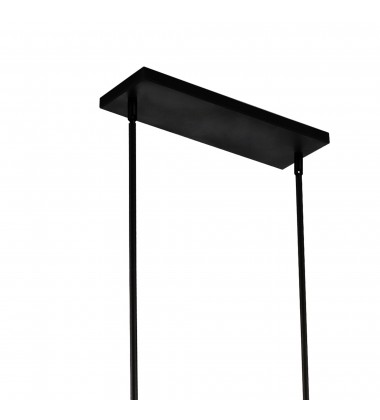  Tapedia 6 Light Up Chandelier With Black Finish (9889P41-6-RC-101) - CWI