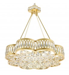  Nova 8 Light Chandelier With Champagne Finish (9906P31-8-208) - CWI