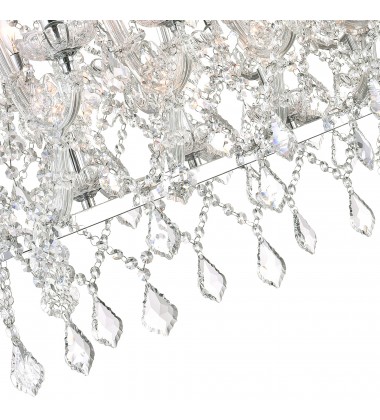 Aleka 24 Light Candle Chandelier With Chrome Finish (9910P58-24-601) - CWI Aleka 24 Light Candle Chandelier With Chrome Finish (9910P58-24-601) - CWI