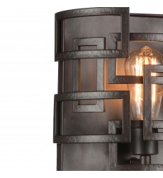  Litani 1 Light Wall Sconce With Brown Finish (9913W10-1-205) - CWI