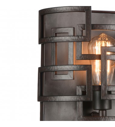 Litani 1 Light Wall Sconce With Brown Finish (9913W10-1-205) - CWI Litani 1 Light Wall Sconce With Brown Finish (9913W10-1-205) - CWI