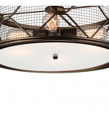 Kali 4 Light Chandelier With Light Brown Finish (9914P22-4-204) - CWI Kali 4 Light Chandelier With Light Brown Finish (9914P22-4-204) - CWI