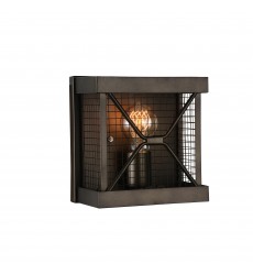  Kali 1 Light Wall Sconce With Light Brown Finish (9914W7-1-B-204) - CWI