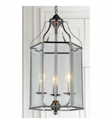  CWI-Maury 3 Light Up Chandelier With Chrome Finish (9917P10-3-601)