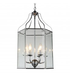  CWI-Maury 6 Light Up Chandelier With Chrome Finish (9917P16-6-601)