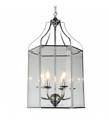 Maury 6 Light Up Chandelier With Chrome Finish (9917P16-6-601) - CWI Maury 6 Light Up Chandelier With Chrome Finish (9917P16-6-601) - CWI