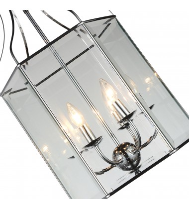 Maury 6 Light Up Chandelier With Chrome Finish (9917P16-6-601) - CWI Maury 6 Light Up Chandelier With Chrome Finish (9917P16-6-601) - CWI