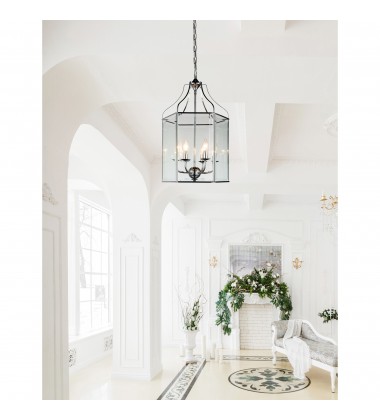 Maury 6 Light Up Chandelier With Chrome Finish (9917P16-6-601) - CWI Maury 6 Light Up Chandelier With Chrome Finish (9917P16-6-601) - CWI