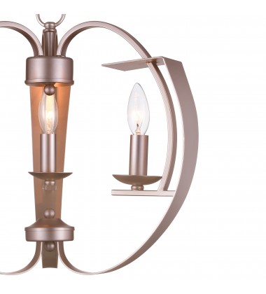  Verbena 3 Light Chandelier With Pewter Finish (9950P16-3-221) - CWI