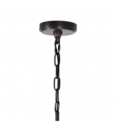  Parsh 3 Light Drum Shade Chandelier With Pewter Finish (9954P16-3-101) - CWI