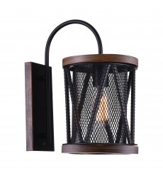  Parsh 1 Light Wall Sconce With Pewter Finish (9954W8-1-101) - CWI