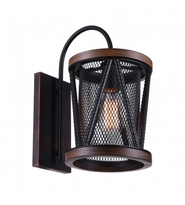  Parsh 1 Light Wall Sconce With Pewter Finish (9954W8-1-101) - CWI
