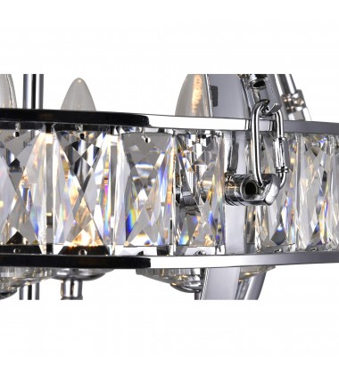 Arkansas 4 Light Chandelier With Chrome Finish (9957P16-4-601) - CWI  Arkansas 4 Light Chandelier With Chrome Finish (9957P16-4-601) - CWI