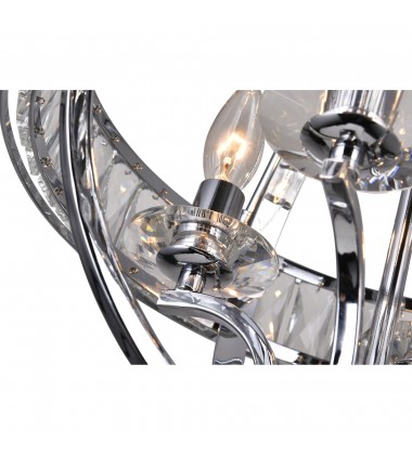 Arkansas 4 Light Chandelier With Chrome Finish (9957P16-4-601) - CWI  Arkansas 4 Light Chandelier With Chrome Finish (9957P16-4-601) - CWI