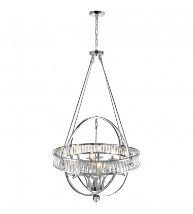 Arkansas 12 Light Chandelier With Chrome Finish (9957P42-12-601) - CWI  Arkansas 12 Light Chandelier With Chrome Finish (9957P42-12-601) - CWI