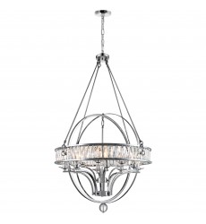 Arkansas 12 Light Chandelier With Chrome Finish (9957P42-12-601) - CWI  Arkansas 12 Light Chandelier With Chrome Finish (9957P42-12-601) - CWI