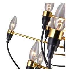  Hayden 30 Light Chandelier With Gold Finish (9959P34-30-617) - CWI