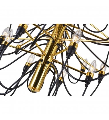 Hayden 30 Light Chandelier With Gold Finish (9959P34-30-617) - CWI