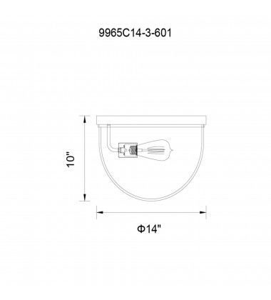 Parana 3 Light Flush Mount With Chrome Finish (9965C14-3-601) - CWI Parana 3 Light Flush Mount With Chrome Finish (9965C14-3-601) - CWI