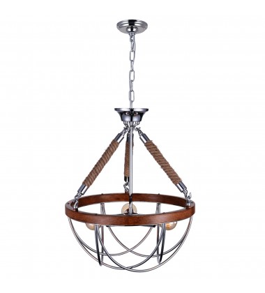 Parana 3 Light Down Chandelier With Chrome Finish (9965P18-3-601) - CWI Parana 3 Light Down Chandelier With Chrome Finish (9965P18-3-601) - CWI