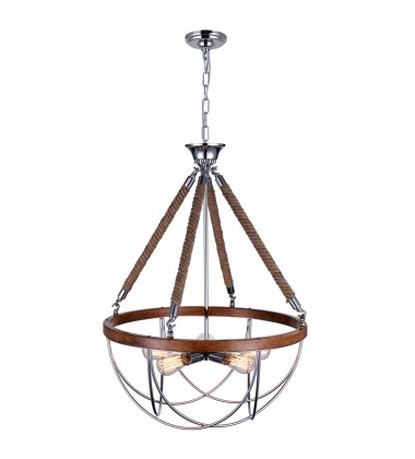 Parana 5 Light Down Chandelier With Chrome Finish (9965P24-5-601) - CWI Parana 5 Light Down Chandelier With Chrome Finish (9965P24-5-601) - CWI