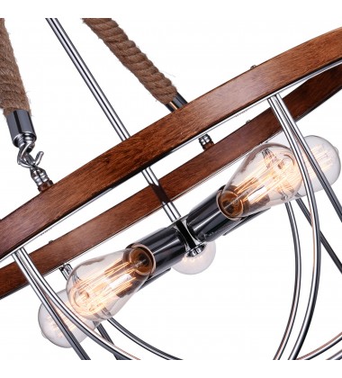 Parana 5 Light Down Chandelier With Chrome Finish (9965P24-5-601) - CWI Parana 5 Light Down Chandelier With Chrome Finish (9965P24-5-601) - CWI
