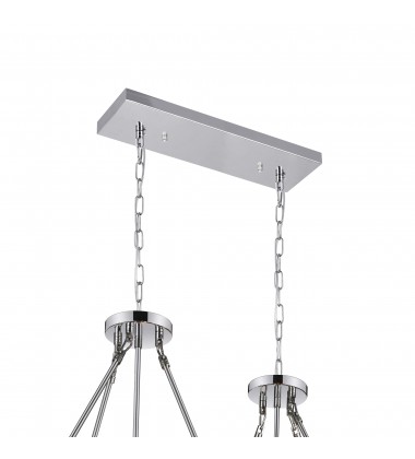 Shalia 16 Light Island Chandelier With Chrome Finish (9972P37-16-601) - CWI Shalia 16 Light Island Chandelier With Chrome Finish (9972P37-16-601) - CWI