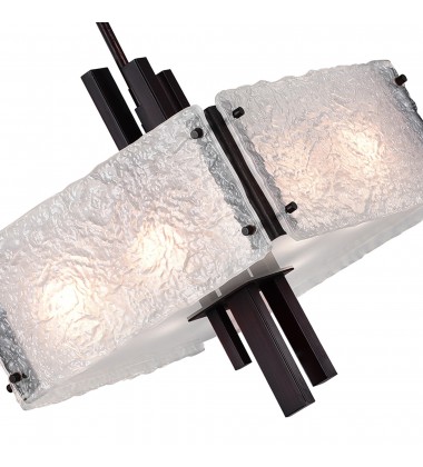  Assunta 6 Light Pendant With Black Finish (9973P13-6-101) - CWI