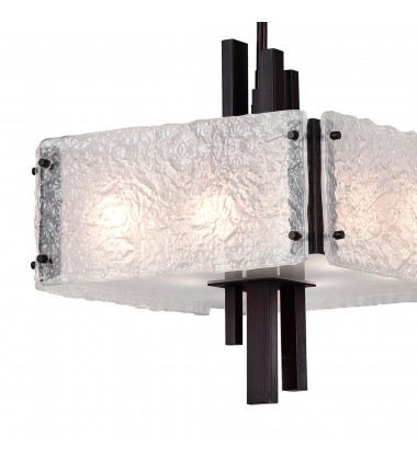  Assunta 6 Light Pendant With Black Finish (9973P13-6-101) - CWI