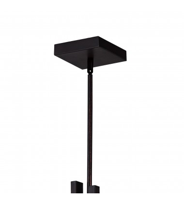  Assunta 6 Light Pendant With Black Finish (9973P13-6-101) - CWI