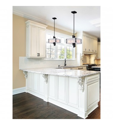  Assunta 6 Light Pendant With Black Finish (9973P13-6-101) - CWI