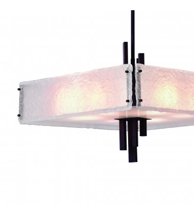  Assunta 10 Light Chandelier With Black Finish (9973P24-10-101) - CWI