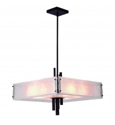  Assunta 10 Light Chandelier With Black Finish (9973P24-10-101) - CWI