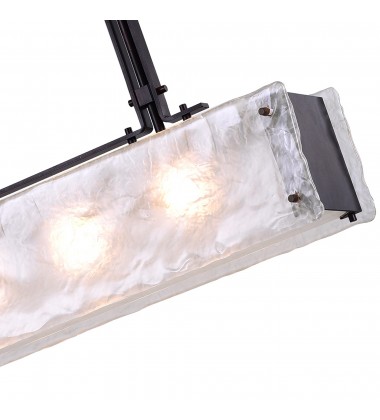  Assunta 4 Light Chandelier With Black Finish (9973P28-4-101) - CWI
