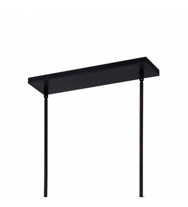  Assunta 4 Light Chandelier With Black Finish (9973P28-4-101) - CWI