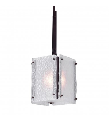  Assunta 1 Light Pendant With Black Finish (9973P8-1-101) - CWI