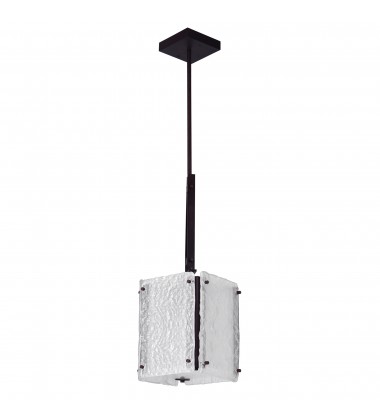  Assunta 1 Light Pendant With Black Finish (9973P8-1-101) - CWI