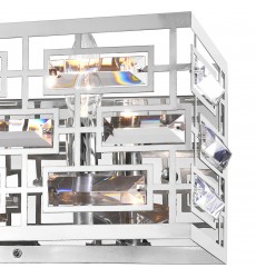  Petia 1 Light Vanity Light With Chrome Finish (9975W9-1-601) - CWI