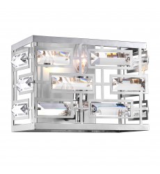  Petia 1 Light Vanity Light With Chrome Finish (9975W9-1-601) - CWI